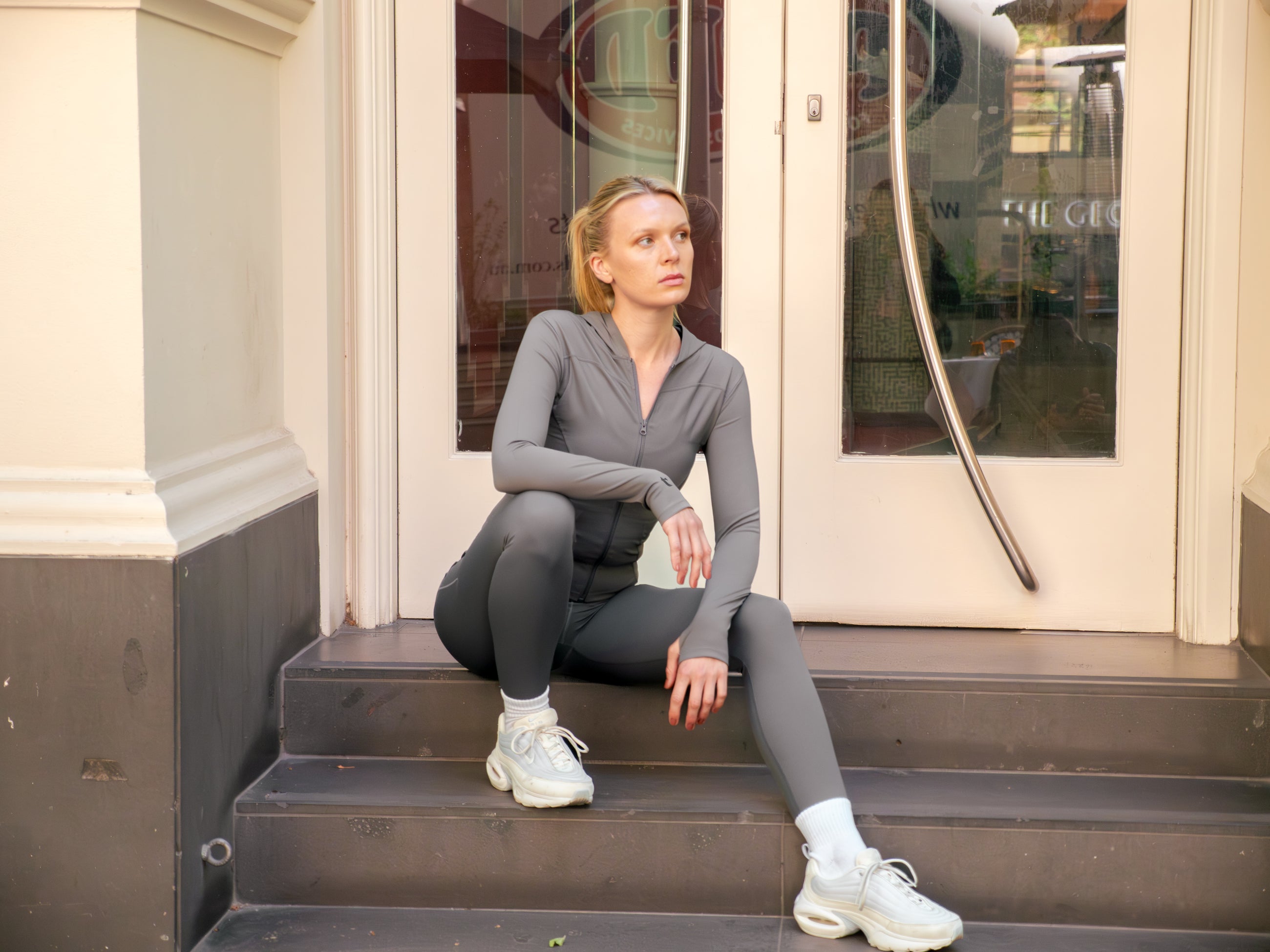 Women’s Performance Ribbed Tights - Bottoms - Titanium Empire