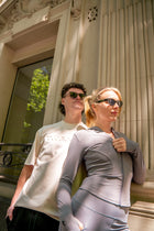 Women’s Performance Ribbed Tights - Bottoms - Titanium Empire