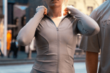 Women’s Sculpt Hooded Zip Jacket - Outerwear - Titanium Empire