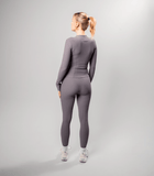 Women’s Performance Ribbed Tights - Bottoms - Titanium Empire