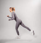 Women’s Performance Ribbed Tights - Bottoms - Titanium Empire