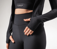 Women’s Performance Ribbed Tights - Bottoms - Titanium Empire