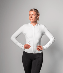 Women’s Sculpt Hooded Zip Jacket - Outerwear - Titanium Empire